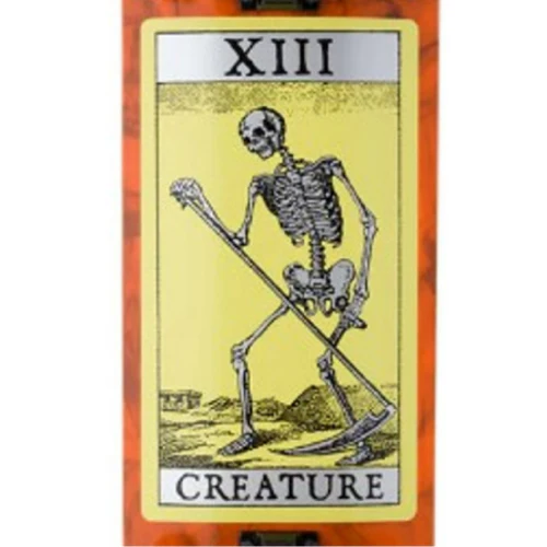 Creature Deathcard Complete Skateboard Orange 8.25" - Image 2