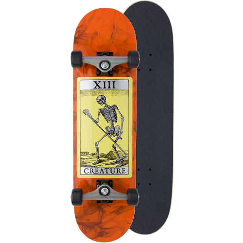 Creature Deathcard Complete Skateboard Orange 8.25" - Image 3
