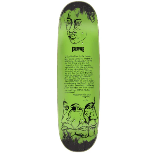 Creature John Gardner Shatter Proof Skateboard Deck 8.84" - Image 3