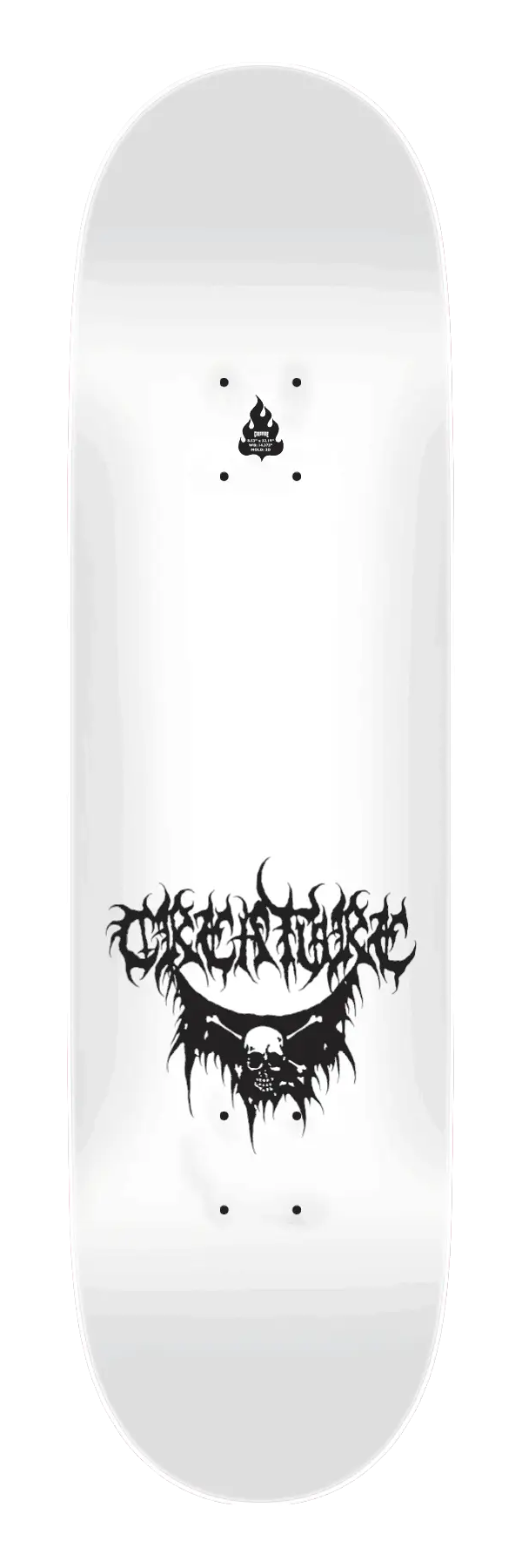 Creature Raffin BLK MTL Skateboard Deck 8.53" - Image 3