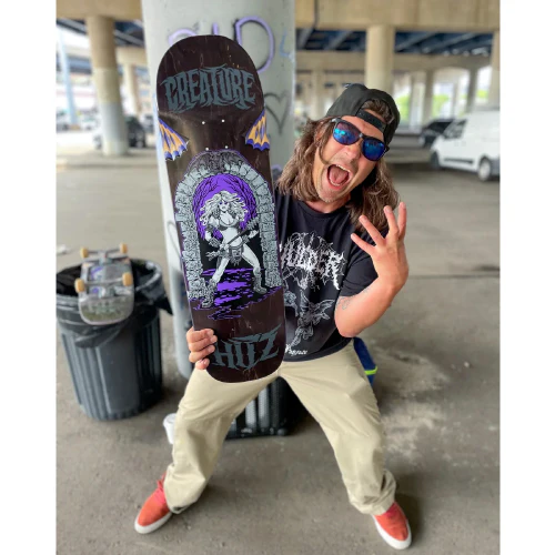 Creature Sam Hitz Battle Gate Skateboard Deck 9.0" - Image 4