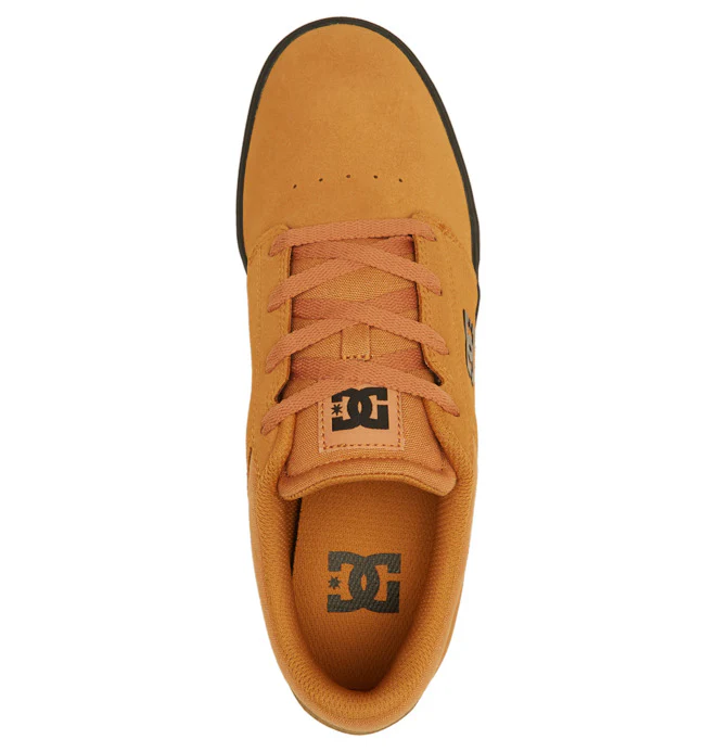 DC Crisis 2 Suede Skate Shoe - Wheat/Black - Image 4