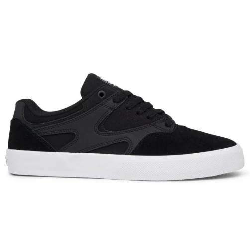 DC Kalis Vulc Suede Skate Shoe - Black/White