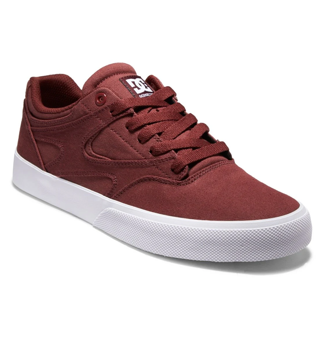 DC Kalis Vulc Refibra Skate Shoe - Burgundy - Image 2