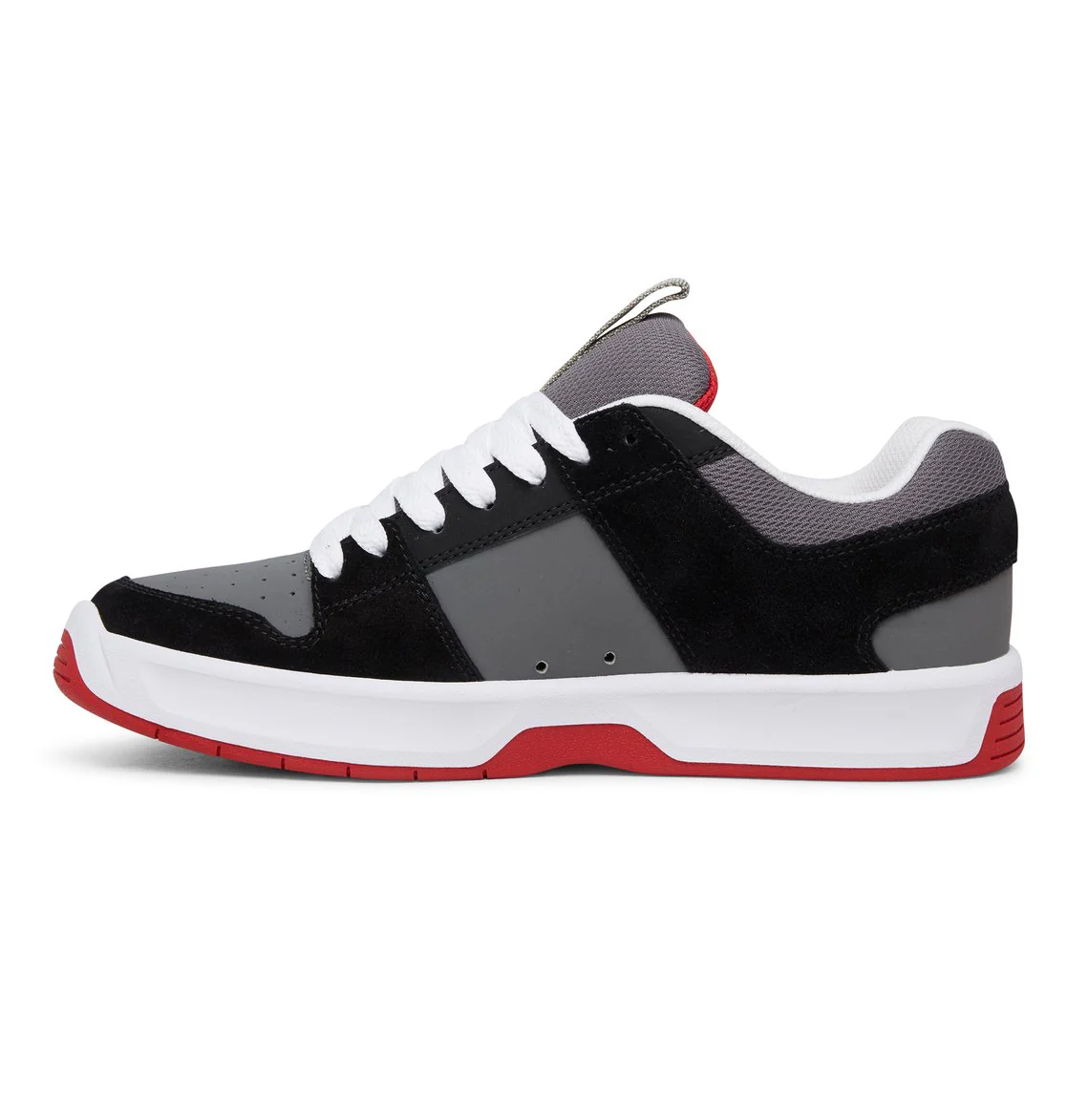 DC Lynx Zero Skate Shoe - Black/Grey/Red - Image 3
