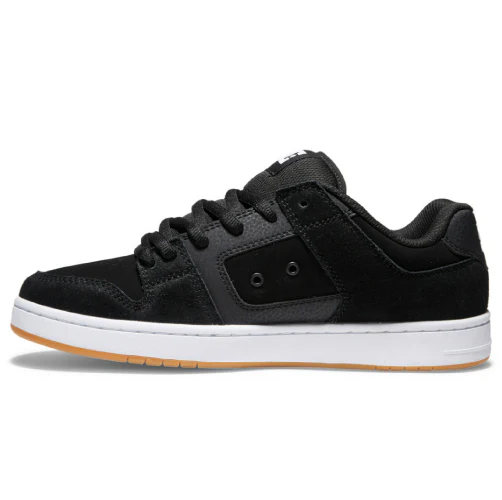 DC Manteca 4 S Skate Shoe - Black/White/Gum - Image 3