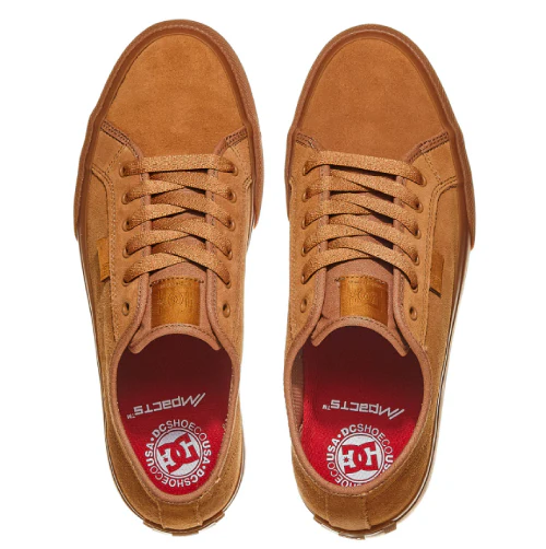 DC Manual S Skate Shoe - Brown/Gum - Image 4