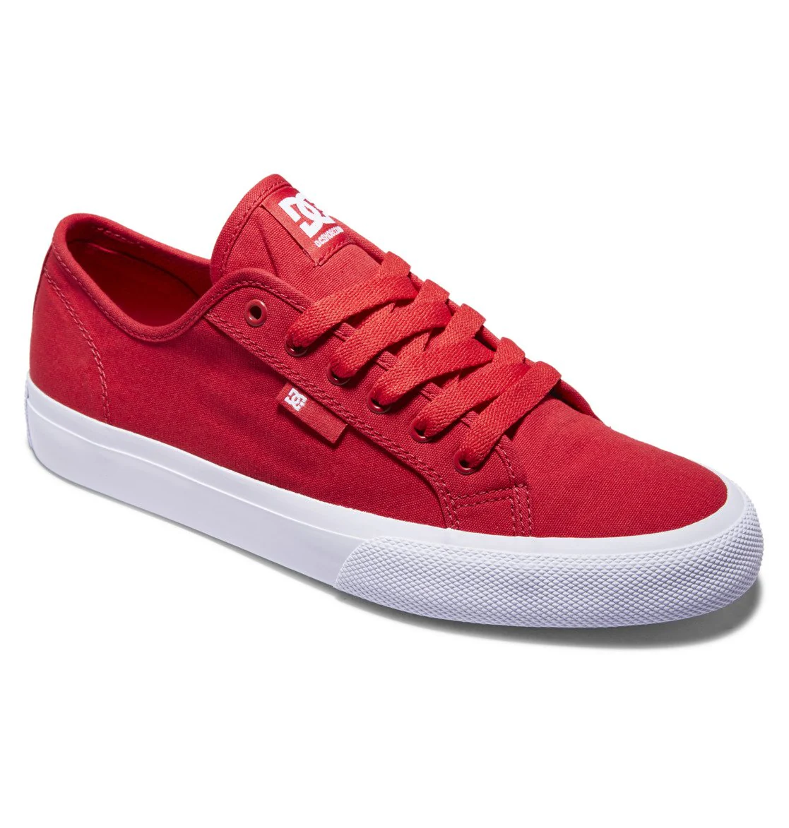 DC Manual Canvas Skate Shoe - Red - Image 2