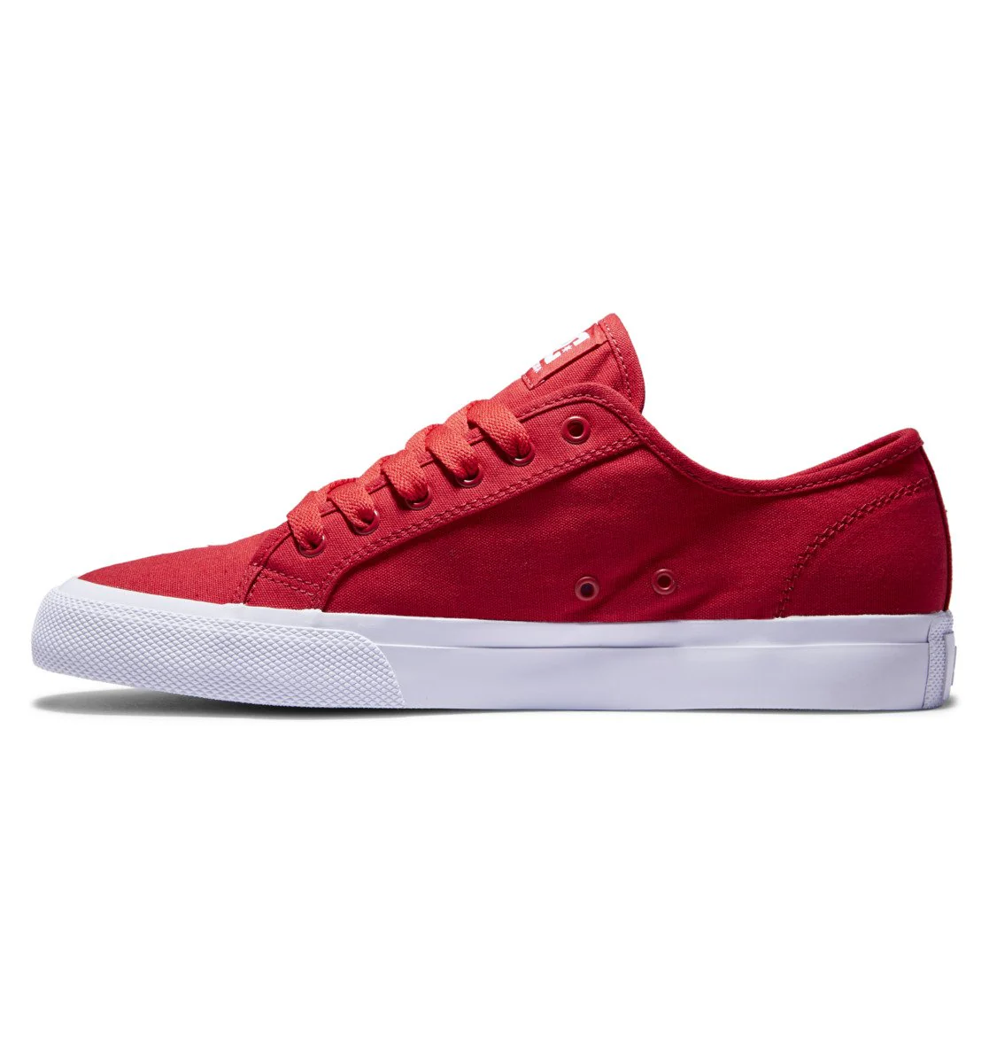DC Manual Canvas Skate Shoe - Red - Image 3