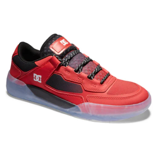 DC Metric LE Nubuck Skate Shoe - Red - Image 2