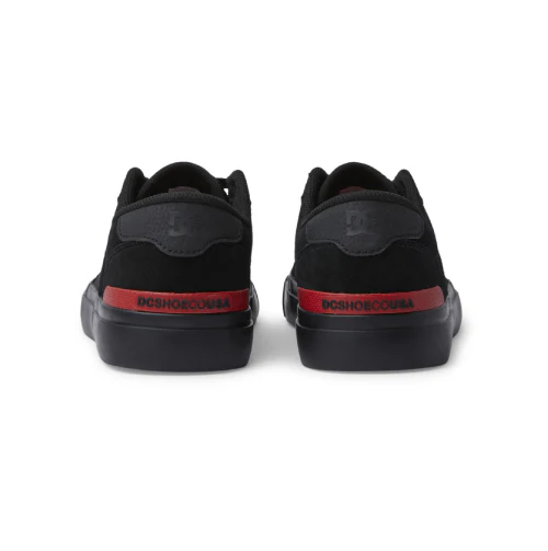 DC Teknic S Skate Shoe - Black/Black/Red - Image 6