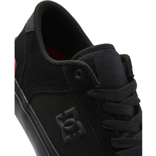 DC Teknic S Skate Shoe - Black/Black/Red - Image 7