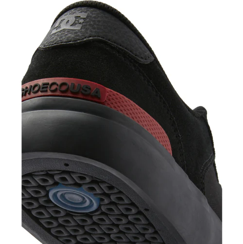 DC Teknic S Skate Shoe - Black/Black/Red - Image 8