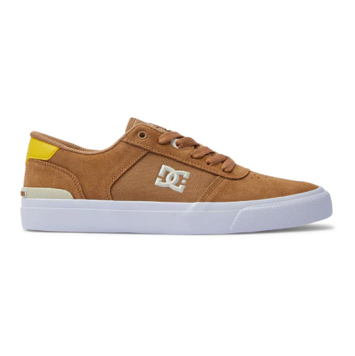 DC Teknic S Skate Shoe - Brown/Yellow
