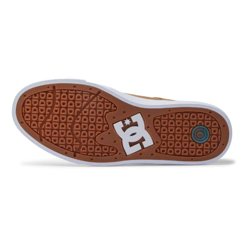 DC Teknic S Skate Shoe - Brown/Yellow - Image 5