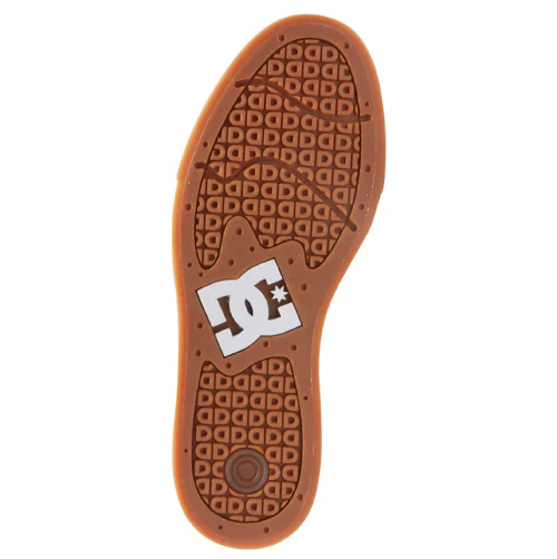 DC Teknic S Suede Skate Shoe - Tan/Green - Image 5
