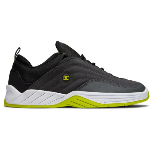 DC Williams Slim Grey/Black/Green Skate Shoe