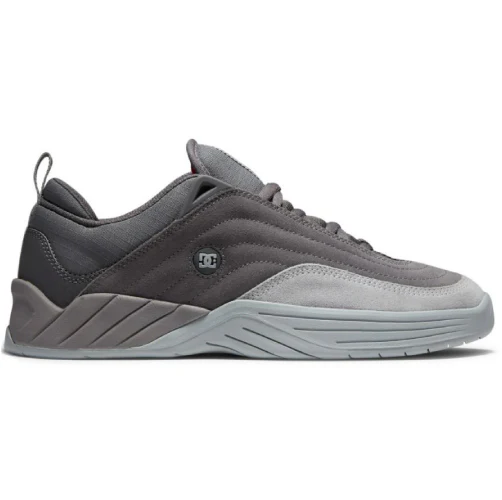 DC Williams Slim Suede Skate Shoe - Charcoal