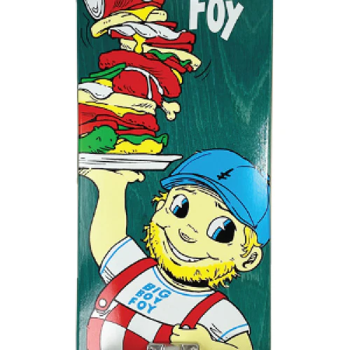 Deathwish Big Boy Foy Complete Skateboard Hamburger 8.0" - Image 2