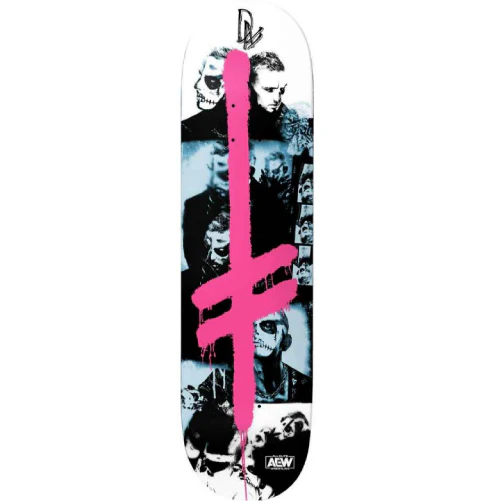Deathwish X Darby Allen Pink Gang Logo Skateboard Deck 8.0"