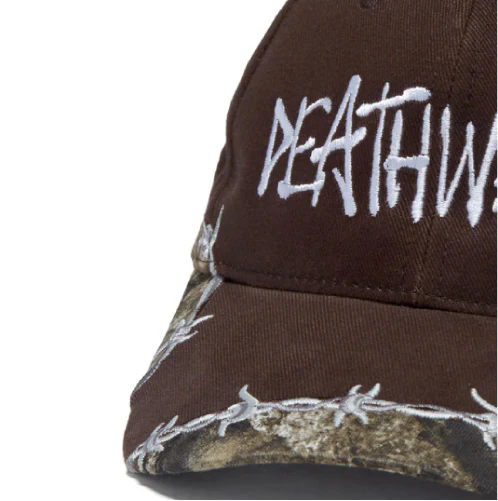 Deathwish Deathspray Barbed Wire Strapback Hat - Realtree Camo/Brown - Image 2
