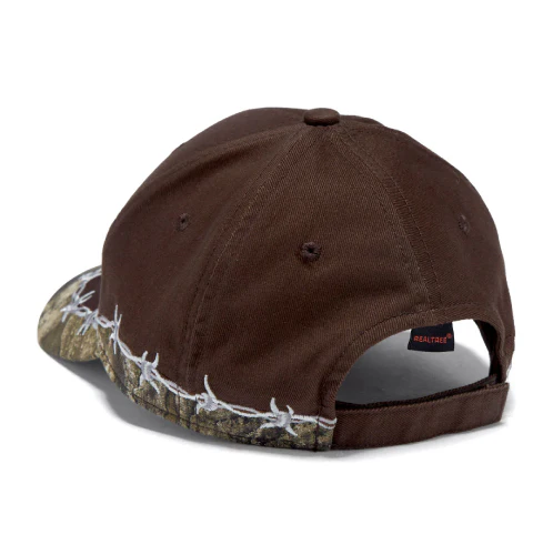 Deathwish Deathspray Barbed Wire Strapback Hat - Realtree Camo/Brown - Image 3