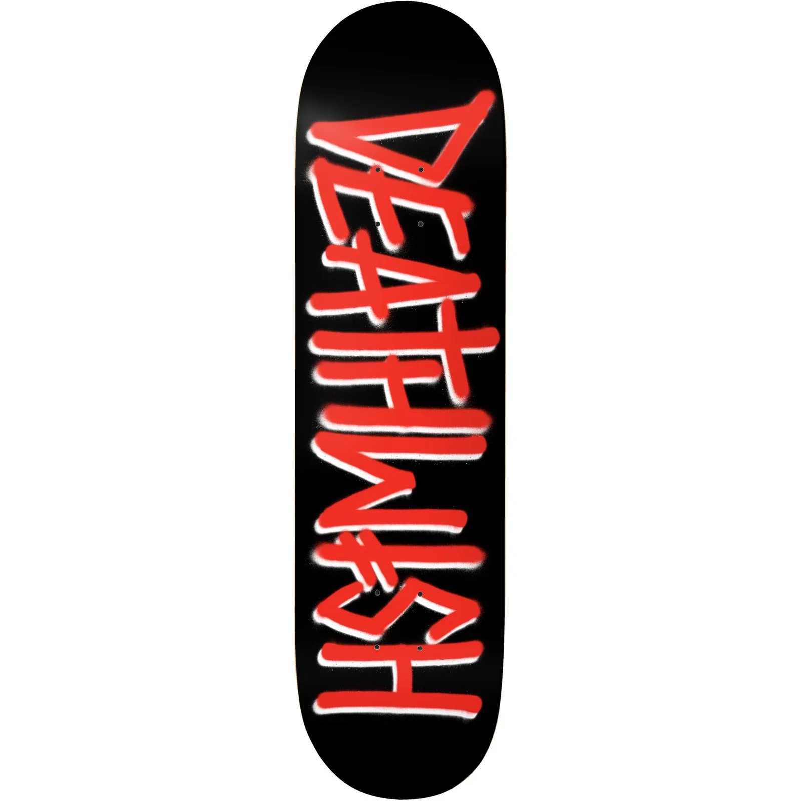 Deathwish Deathspray Logo Black/Red Skateboard Deck 8.25"