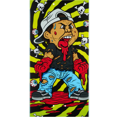 Deathwish Delfino Low Life Kids Skateboard Deck 8.5" - Image 2