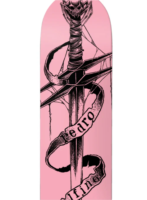 Deathwish Delfino Rosefyre Skateboard Deck 8.5" - Image 2