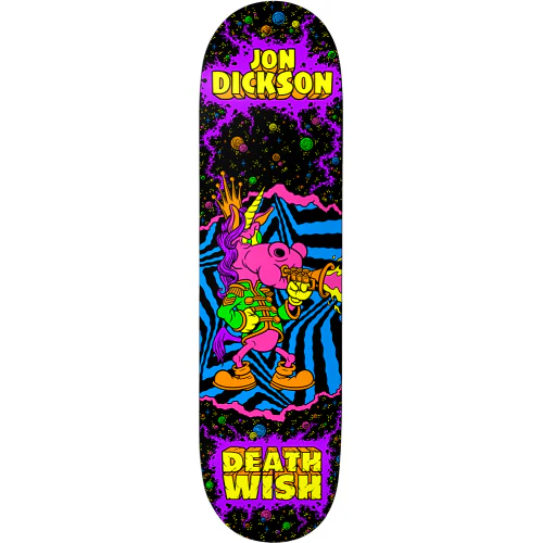Deathwish Dickson Lords of the Underworld Skateboard Deck 8.38"
