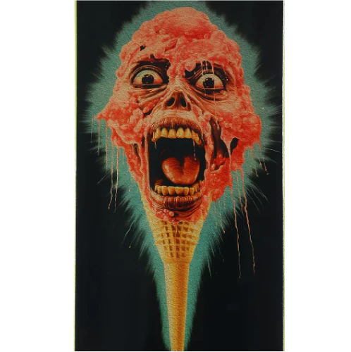 Deathwish Foy Skull Skateboard Deck 8.0" - Image 2