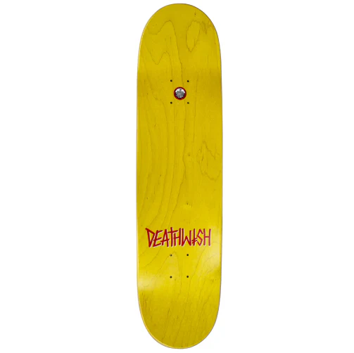 Deathwish Gang Logo Black/Red Skateboard Deck 7.3" - Image 3