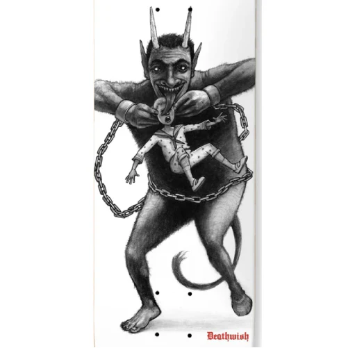 Deathwish Happy Holidays Skateboard Deck 8.5" - Image 2