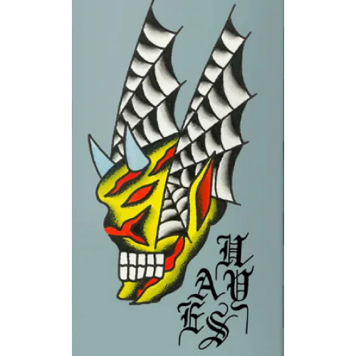 Deathwish Hayes Seven Trumpets Skateboard Deck 8.5" - Image 2