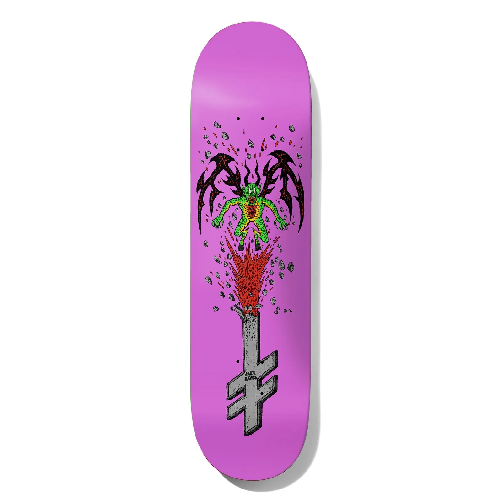 Deathwish Jake Hayes Exorcism Failed Skateboard Deck 8.25"
