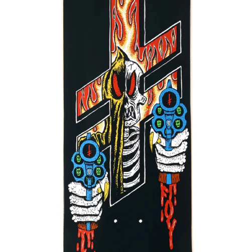 Deathwish Jamie Foy Nightmare City Skateboard Deck 8.5" - Image 2