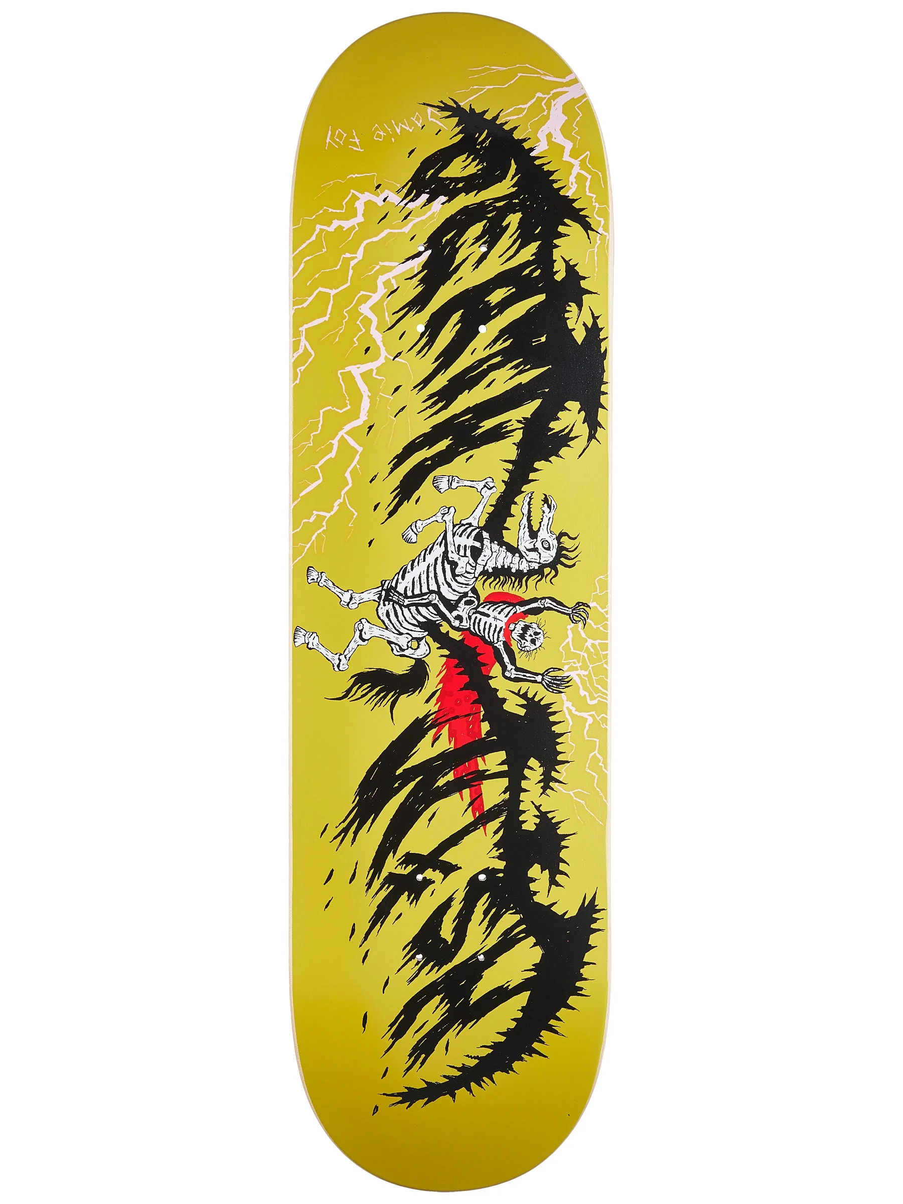 Deathwish Jamie Foy Twin Tail Exorcism Failed Skateboard Deck 8.5"