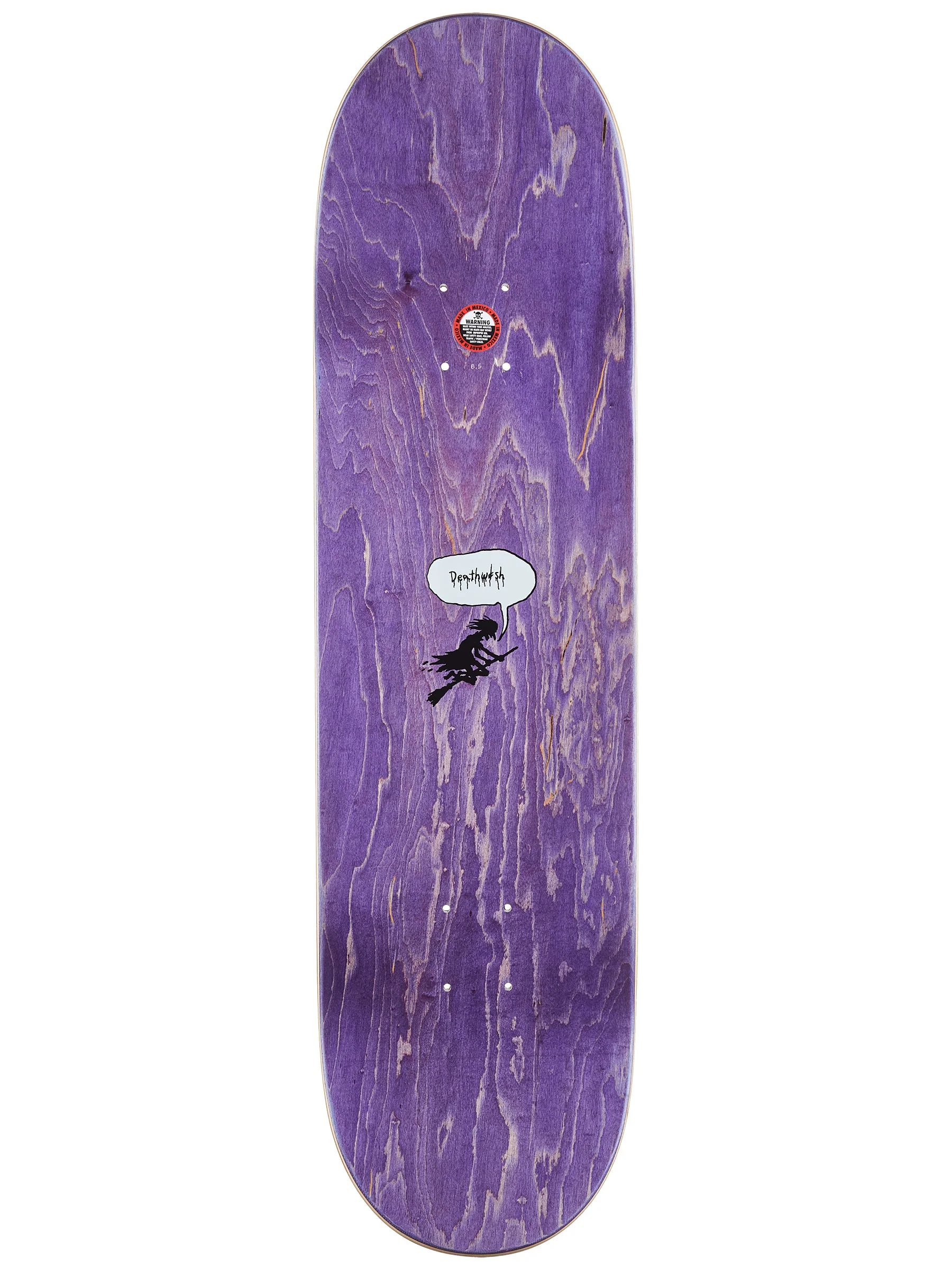 Deathwish Jamie Foy Twin Tail Exorcism Failed Skateboard Deck 8.5" - Image 2