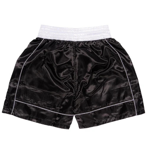 Deathwish LAMF Satin Boxing Shorts - Black - Image 3