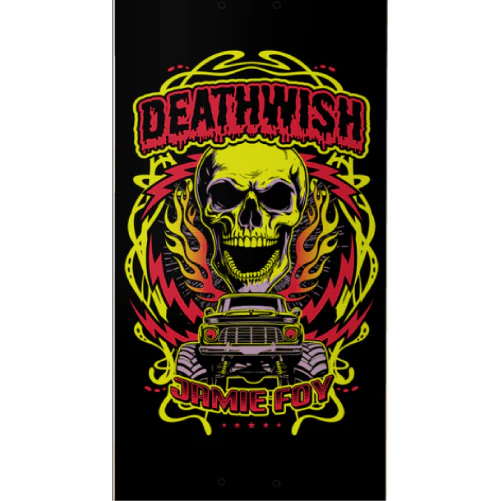 Deathwish Foy Mash the Throttle Skateboard Deck 8.125" - Image 3