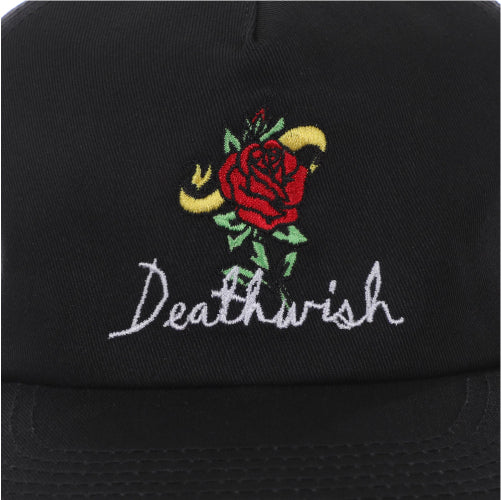 Deathwish Momentarily Align Snapback Hat - Black - Image 2