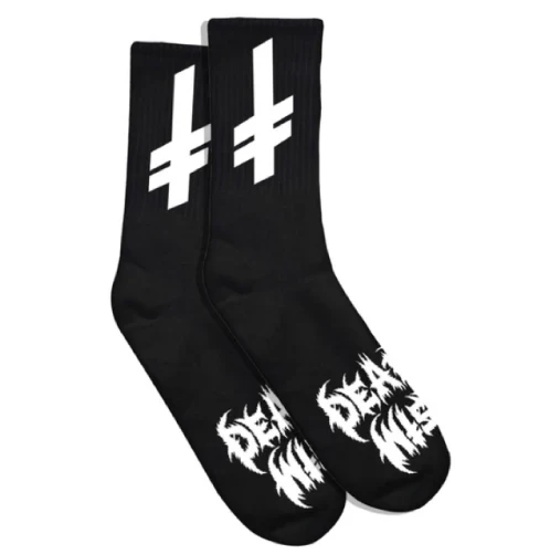 Deathwish Nightrider Crew Socks - Black - Image 2