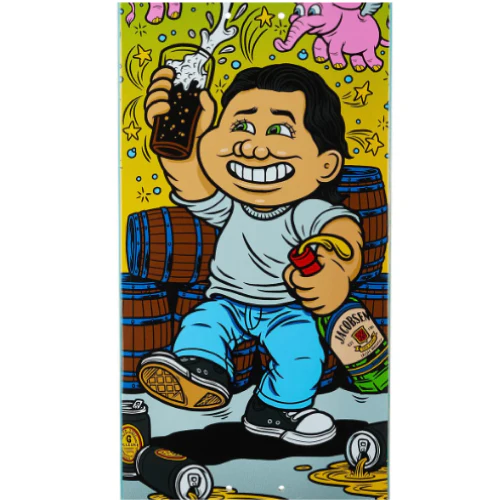 Deathwish O'Dwyer Low Life Kids Skateboard Deck 8.38" - Image 2
