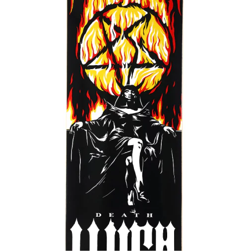 Deathwish Delfino Dedication Skateboard Deck 8.25" - Image 2