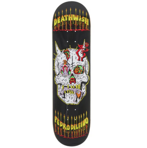Deathwish Pedro Delfino Exorcism Failed Skateboard Deck 8.125"