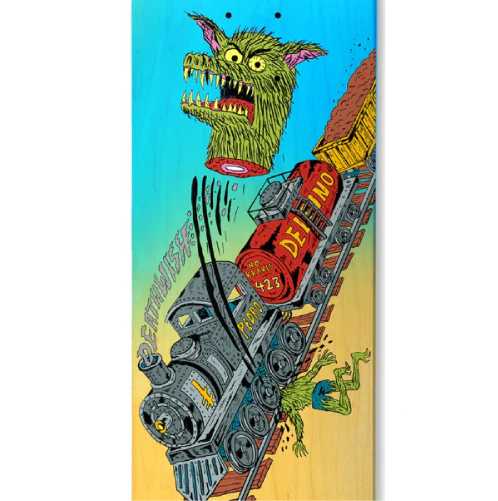 Deathwish Delfino Full Heat Skateboard Deck 8.38" - Image 2