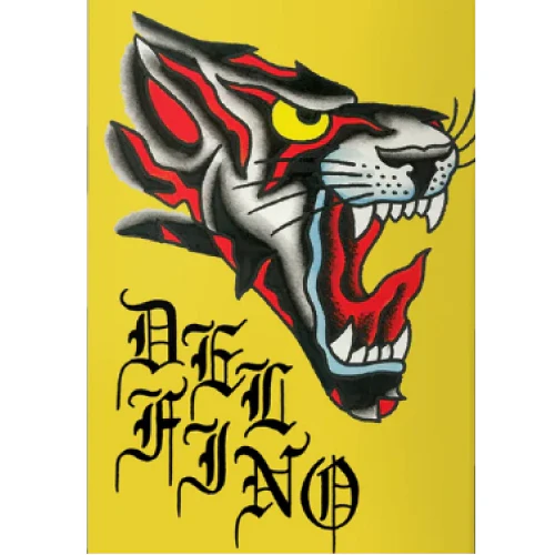 Deathwish Delfino Seven Trumpets Skateboard Deck 8.125" - Image 2