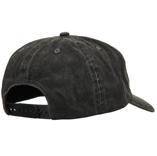 Deathwish Piranha Snapback Hat - Black Wash - Image 4