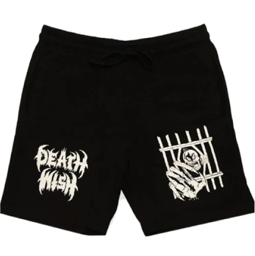 Deathwish Spookies Sweat Shorts - Black