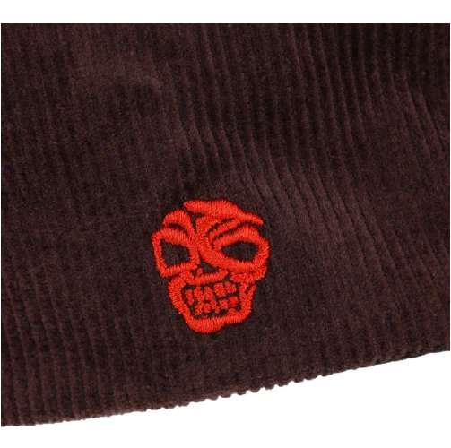 Deathwish Stomp Corduroy Snapback Hat - Brown - Image 2